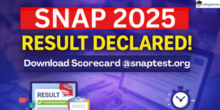 SNAP 2025 Result Released; Download Scorecard @snaptest.org